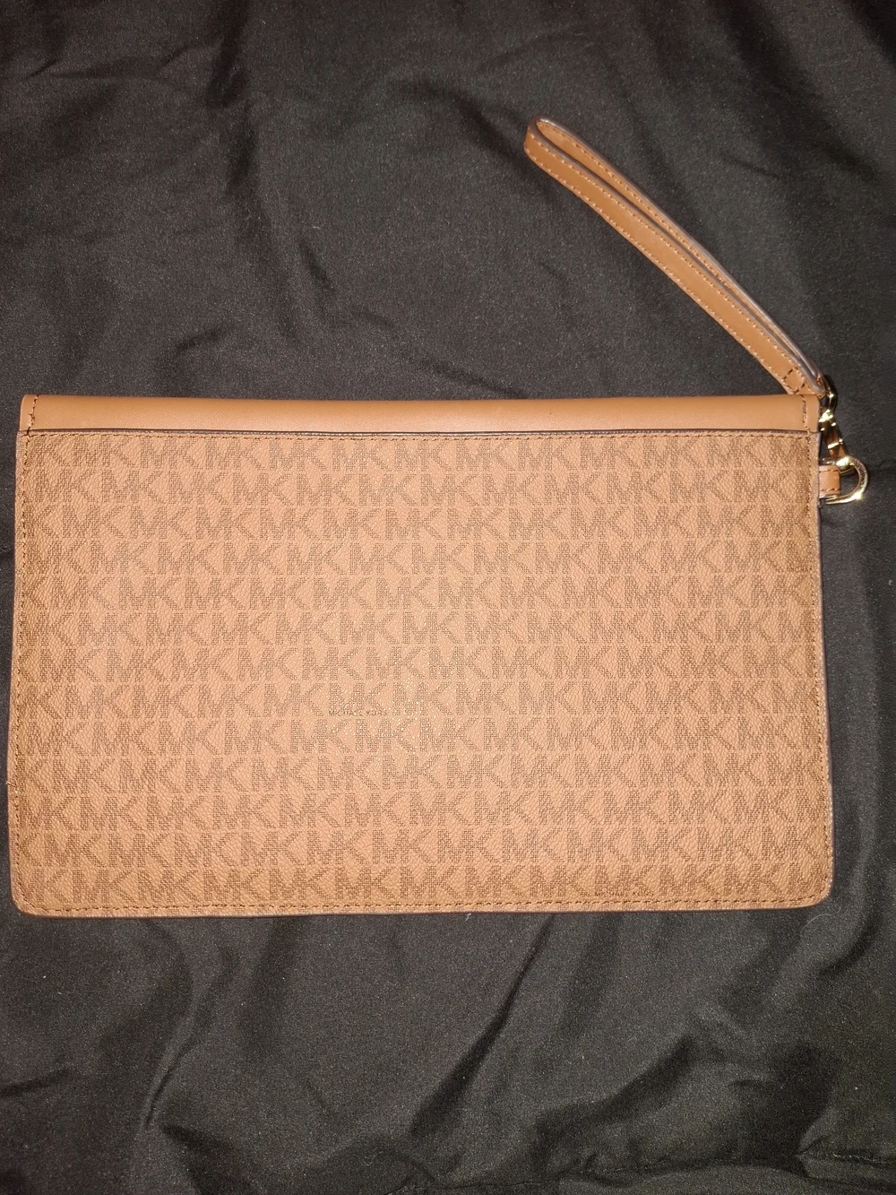 Michael Kors Tan/Brown Signature Envelope Wristlet